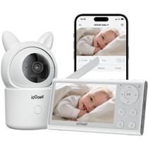 Monitor de Bebê iEGeek 1080P FHD WiFi - Com Áudio e Câmera
