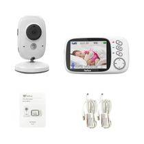 Monitor De Bebê Sem Fio De 3,2 Polegadas Com Canções De Ninar, Visão Noturna, Intercomunicador