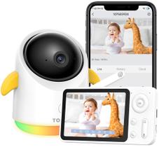 Monitor de Bebê TOAIOHO WiFi com Tela de 4,3", Câmera e Áudio - Visão Noturna Monitor de Bebê TOAIOHO WiFi com Tela de 4,3", Câmera e Áudio - Visão Noturna