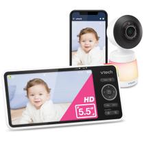 Monitor de Bebê VTech Smart WiFi 2K - Câmera HD IPS de 5,5 Polegadas