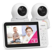 Monitor de Bebê VTech VM924-2 com Pan-Tilt-Zoom e 2 Câmeras - Monitoramento Remoto