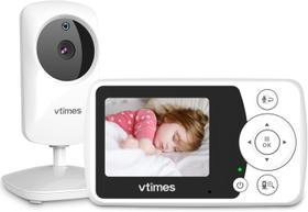 Monitor de Bebê VTimes com Câmera, Áudio e Visão Noturna Monitor de Bebê VTimes com Câmera, Áudio e Visão Noturna