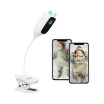 Monitor De Bebê WiFi 2K 4MP HD Visão Noturna Colorida Rotação De 360 Graus Detecção De Choro Câmera