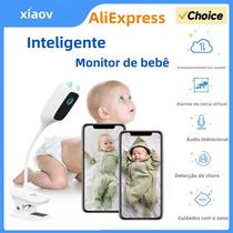 Monitor De Bebê WiFi Com Visão Noturna Em Cores 4MP, Câmera Interna Com Rotação De 360 Graus, Áudio Monitor De Bebê WiFi Com Visão Noturna Em Cores 4MP, Câmera Interna Com Rotação De 360 Graus, Áudio