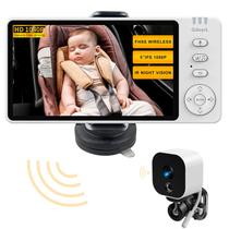 Monitor de câmera de carro de bebê GDOyrl Backseat Wireless 1080P