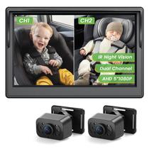 Monitor de câmera de carro IPOZITO para 2 crianças com tela HD 1080P de 5" Monitor de câmera de carro IPOZITO para 2 crianças com tela HD 1080P de 5"