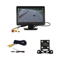 Monitor De Câmera De Ré De 4.3 Polegadas Para Estacionamento De Carros Sistema De Estacionamento De