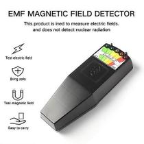 Monitor de Campo Magnético Portátil EMF Gaussmeter - 5 LEDs