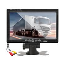 Monitor De Carro TFT HD De 7 Polegadas, Tela 16:9, 800x480, Entrada De Vídeo De 2 Vias Para Câmera Monitor De Carro TFT HD De 7 Polegadas, Tela 16:9, 800x480, Entrada De Vídeo De 2 Vias Para Câmera