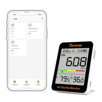 Monitor de CO2 Temtop C1+ Qualidade do ar interno com aplicativo BLE