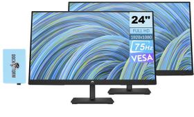 Monitor de computador HP 24 Full HD (1920x1080) com Dockztorm Dock Monitor de computador HP 24 Full HD (1920x1080) com Dockztorm Dock