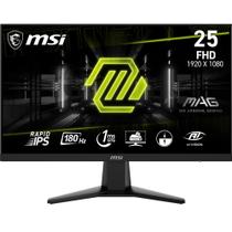 Monitor de computador MSI G256F 25 polegadas 1920 x 1080 FHD 180Hz