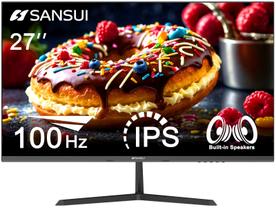 Monitor de Computador SANSUI IPS 27" 1080p 100Hz - HDMI/VGA