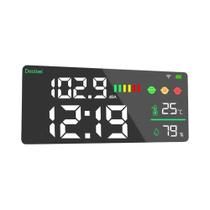Monitor De Decibéis WiFi, Sensor De Temperatura E Umidade Com Display LED, Conexão Tuya, Detector De
