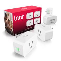 Monitor de energia Electrical Plug Innr Zigbee Smart Plug, pacote com 4 unidades