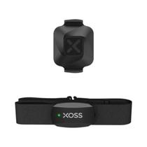 Monitor De Frequência Cardíaca Sem Fio Bluetooth ANT+ Com Cinta Peitoral Para Ciclismo, Corrida E - XOSS