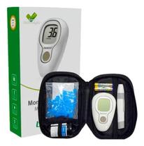 Monitor De Glicose + 25 Tiras De Glicose + 25 Lancetas Kit