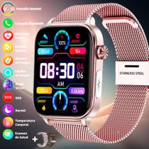 Monitor de glicose de pressão arterial Smartwatch SACOSDING 2025