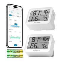 Monitor de higrômetro de temperatura Bluetooth Inkbird, pacote com 2 unidades