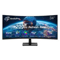 Monitor de jogos ArcticPro de 34 polegadas WQHD 2560x1440p 200Hz