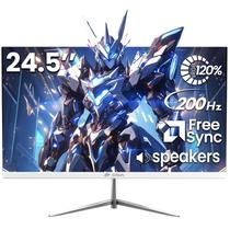 Monitor de jogos CRUA 24,5 polegadas 200 Hz FHD 1920x1080 VA branco