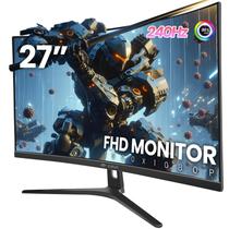 Monitor de jogos CRUA Full HD de 27 polegadas com taxa de atualização de 240 Hz