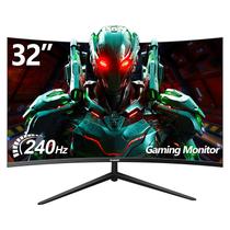 Monitor de jogos Gawfolk Curvo de 32 polegadas, 240 Hz, Full HD 1080P