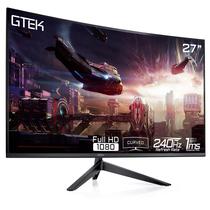 Monitor de jogos GTEK F2740C 27 polegadas e 240 Hz Full HD curvo