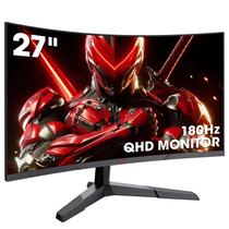 Monitor de jogos KOORUI 27E6QCA 27" QHD 180Hz curvado com AdaptiveSync