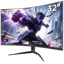 Monitor de jogos KTC 32 polegadas 240 Hz curvado QHD 2560x1440p