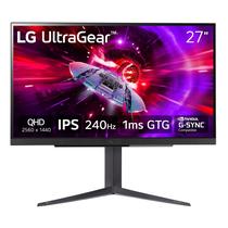 Monitor de jogos LG UltraGear 27 QHD (2560x1440) 240Hz 1ms