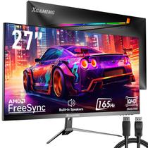 Monitor de jogos memzuoix QHD de 27 polegadas 2560x1440p 165 Hz FreeSync