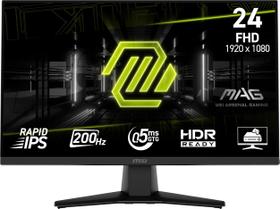 Monitor de jogos MSI MAG 242F 24 polegadas 1920 x 1080 FHD 200 Hz Monitor de jogos MSI MAG 242F 24 polegadas 1920 x 1080 FHD 200 Hz