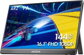 Monitor de jogos portátil ARZOPA Z1FC 16,1" 144 Hz 1080P FHD Monitor de jogos portátil ARZOPA Z1FC 16,1" 144 Hz 1080P FHD