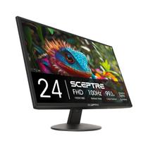 Monitor de jogos Sceptre HDMI x2 de 24 polegadas e 100 Hz com alto-falantes 2025