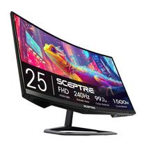 Monitor de jogos Sceptre New Curved 25 polegadas 240 Hz 1500R HDMI x2 DP x2