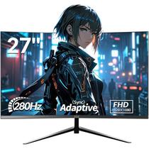 Monitor de jogos ZZA 27 polegadas 280 Hz 240 Hz 1080p 1 ms VRB Curvo Monitor de jogos ZZA 27 polegadas 280 Hz 240 Hz 1080p 1 ms VRB Curvo