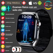 Monitor de lipídios de pressão de glicose no sangue Smartwatch ECG