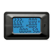 Monitor de medidor de tensão de alimentação com painel digital LCD 100A AC - Generic