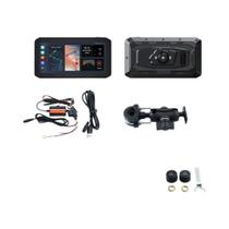 Monitor De Motocicleta De 6,25 Polegadas 1080P DVR Wireless CarPlay Android Auto GPS Controle Remoto