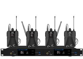 Monitor De Palco Quadruplo Ponto Sem Fio In Ear Ksr Psm8000