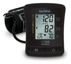 Monitor de pressao arterial de braco bp-1209 techline modelo:bp-1209