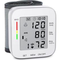 Monitor de pressão arterial de pulso MMIZOO W1681 LCD 13,5-19,5 cm