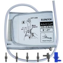 Monitor de pressão arterial, manguito extra grande compatível com Omron