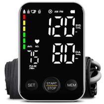 Monitor de pressão arterial Oklar Upper Braço com 240 leituras e memória