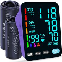 Monitor de Pressão Arterial YONLO com Dupla Braçadeira e Display LED Grande