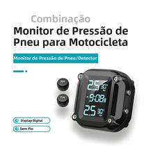 Monitor De Pressão De Pneus Digital Sem Fio Para Motocicletas M5, Acessório Externo Seguro Para