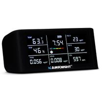 Monitor de qualidade do ar interno AirKnight Premium Sensor interno e de qualidade do ar. Detector de VOC, monitor de CO2, detector de formaldeído HCHO, AQI, PM2.5, PM10, monitor de ar de temperatura e umidade AQI, medidor de CO2, gás Off