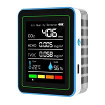 Monitor de qualidade do ar Ocdonor 5 em 1 CO2/formaldeído/TVOC