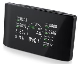 Monitor de Qualidade do Ar Qxpztk PF1 - 10 Sensores para Ambientes Internos
